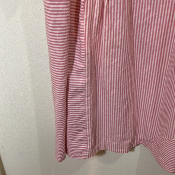 Chez California by Tandy vintage pink and white striped maxi dress. Size 26 W. - Picture 5 of 11